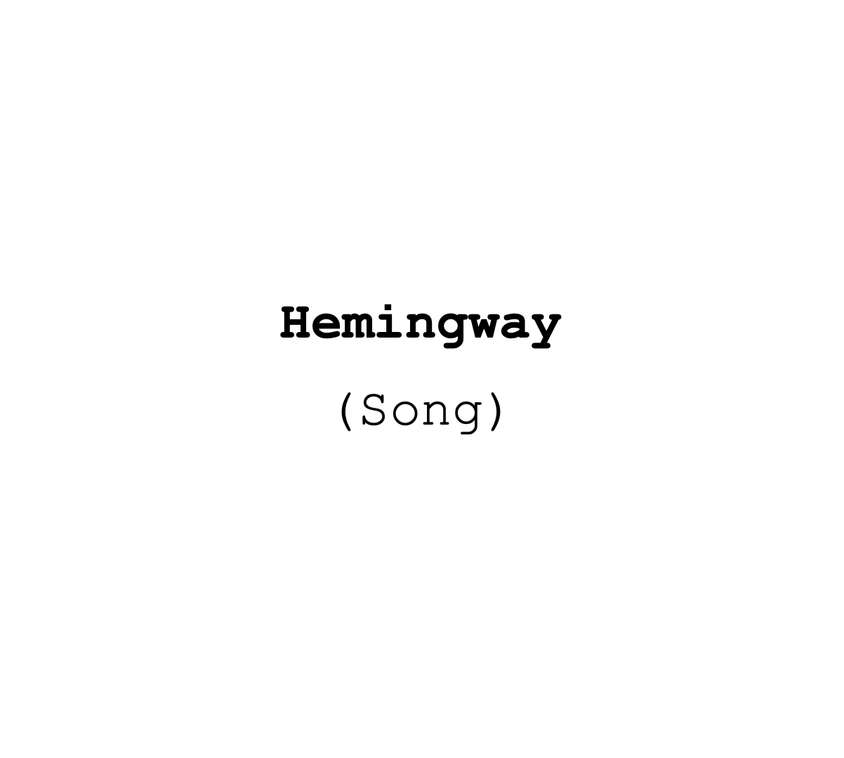 Hemingway